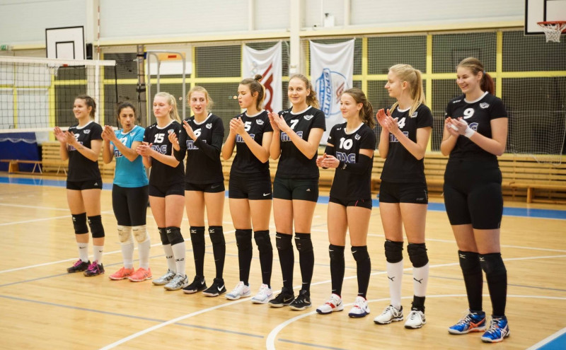 Latvijas čempionātā volejbolā sievietēm piektā uzvara pēc kārtas murjānietēm