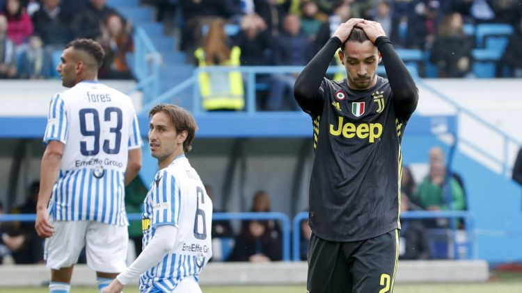 "Juventus" negaidīti zaudē SPAL un čempionu titulu vēl nenodrošina