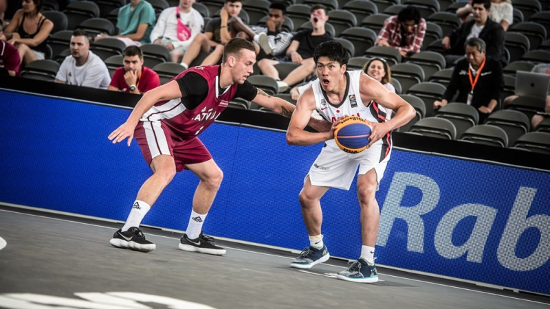 Vīru 3x3 basketbolisti uzvar Austrāliju un Brazīliju, sasniedzot PK ceturtdaļfinālu