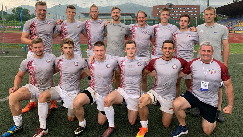 Latvijas regbija-7 izlase saglabā vietu Eiropas čempionāta “Trophy” divīzijā