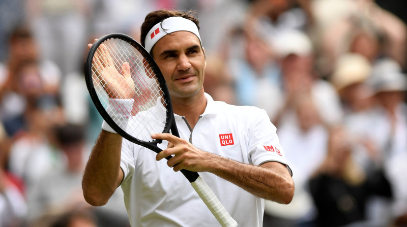 Federers Vimbldonā svin 350. "Grand Slam" uzvaru