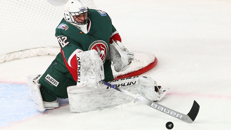 Rekordists Biļalovs tiek atzīts par KHL nedēļas labāko vārtsargu