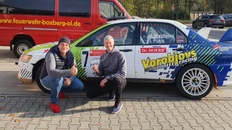 Vorobjovs/Pūķis ar jaunu auto sezonu noslēgs Vācijas rallijā