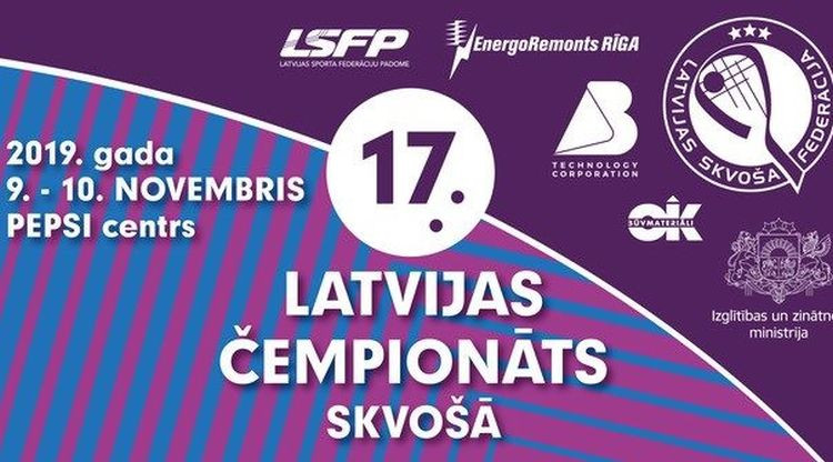 Nedēļas nogalē gada nozīmīgākais skvoša turnīrs Latvijā