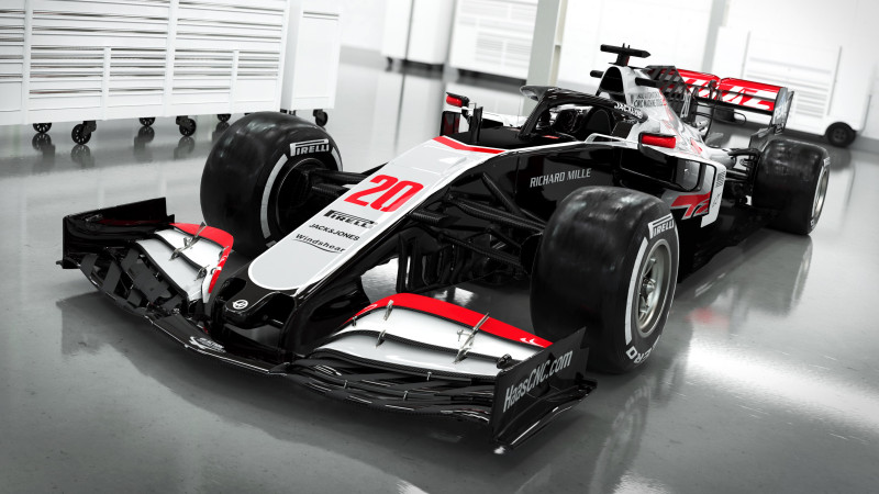 ''Haas'' komanda kā pirmā atrāda savas formulas jauno krāsojumu