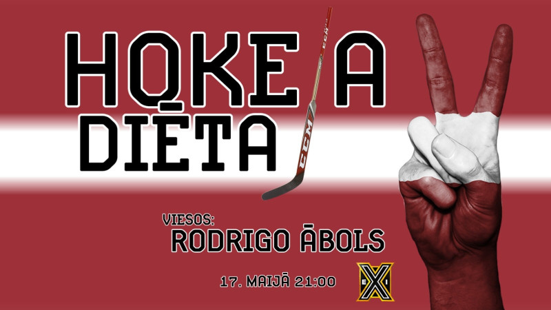 Šovakar "Hokeja diēta" ar Rodrigo Ābolu – Latvija pret Šveici