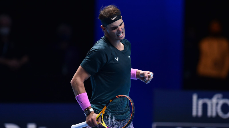 Nadals viegli apspēlē haotisko "ATP Finals" debitantu Rubļovu