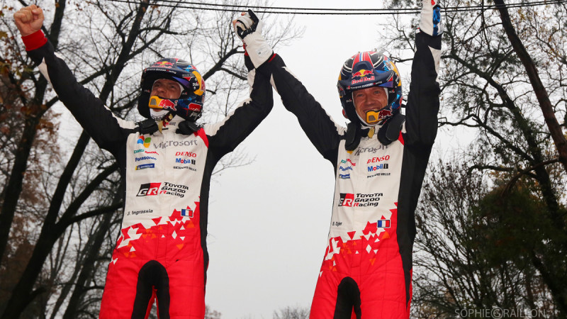 Sebastjans Ožjē kļūst par septiņkārtējo WRC čempionu, Sesks - JWRC vicečempions