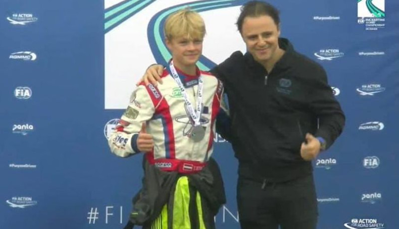 14 gadus vecais Štolcermanis izcīna 5. vietu pasaules kartinga čempionāta sacīkstēs
