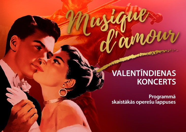 Operetes teātra krāšņajā Valentīndienas koncertā «Musique d'amour»  skanēs skaistākās operešu melodijas