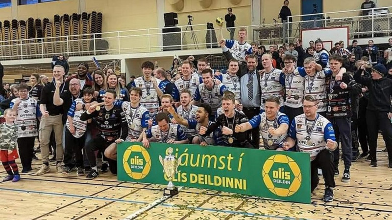 Latvieši Islandē kļūst par čempioniem un iekļūst augstākajā līgā