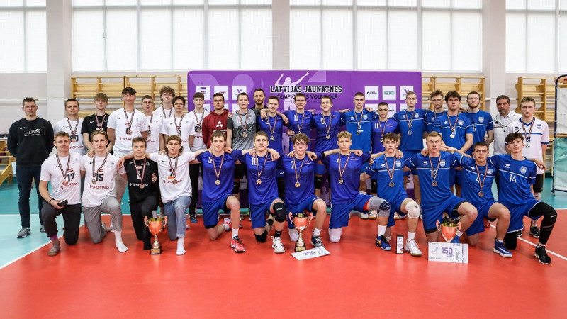 Latvijas Jaunatnes čempionātā U-19 grupas zēni aizvada spraigu finālcīņu par zelta medaļām