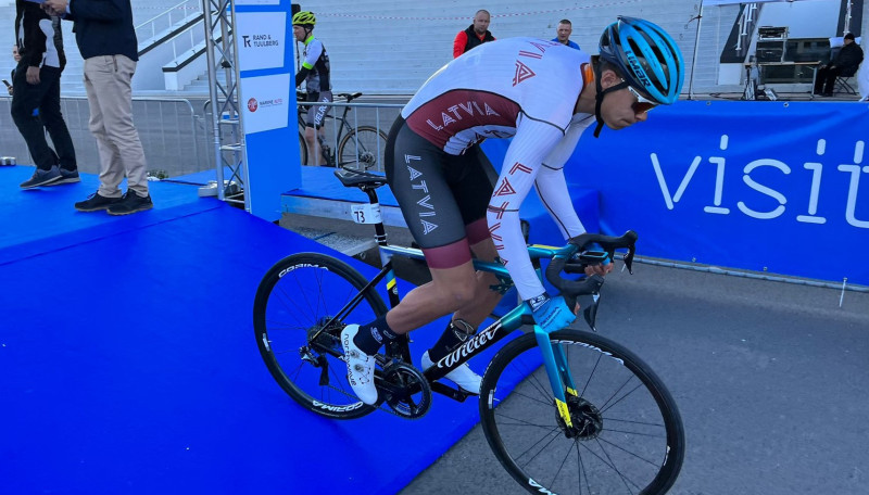 ''Astana'' šogad debitējušais Kaļveršs izcīna 8. vietu ''Tour of Estonia'' ievadā