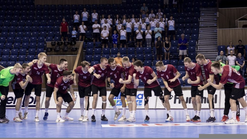 Latvijas U-20 handbolisti uzvar Eiropas čempionāta pirmajā spēlē