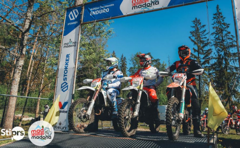 Baltijas čempionātā Enduro Madonā visātrākie Helanders, Siliņš un Biene