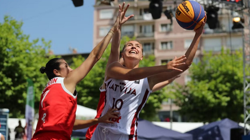 Latvijas U-23 sieviešu 3x3 basketbola izlase uzvar Nāciju līgas pirmajā posmā