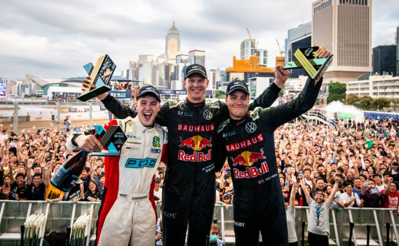 Čempions Kristofersons pasaules RX sezonu noslēdz ar uzvaru Honkongā