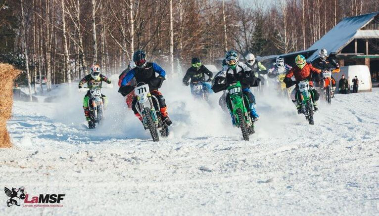 Latvijas čempionāta otrais posms ziemas motokrosā startēs Baltinavā