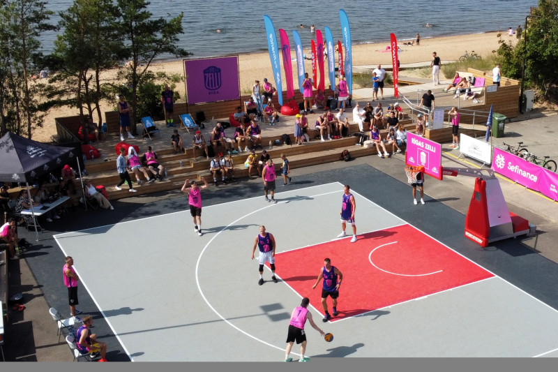 “Rīgas Zeļļi Summer Fest Saulkrasti” 3x3 basketbolā laureātu pulkā visu triju Baltijas valstu komandas