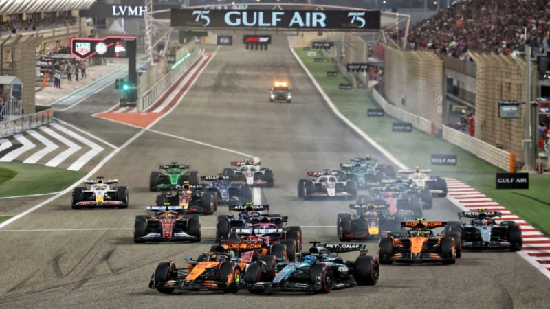 Bahreinas GP statistika: "McLaren" pirmā uzvara Sahirā, Piastri 30 posmos gūtu punktu sērija