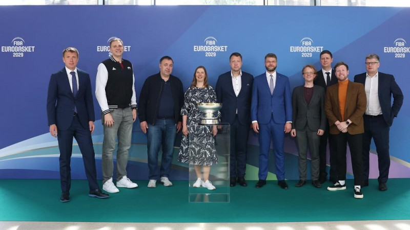 Igaunijas sapnis piepildās Rīgā, "EuroBasket 2029" fināli notiks Madridē
