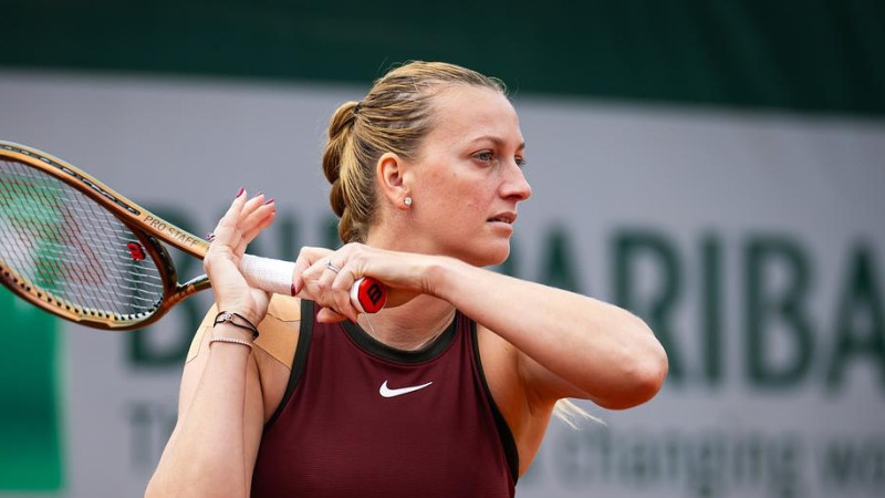 Jaunā māmiņa Kvitova piekāpjas "French Open" starta cīņā
