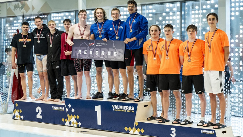 Labots valsts rekords 4×100 m brīvā stila stafetē peldēšanā