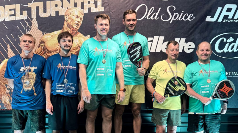 Noslēdzies "Bandeja Padel" turnīrs, nākamais jaunatklātajā "O-Padel" hallē