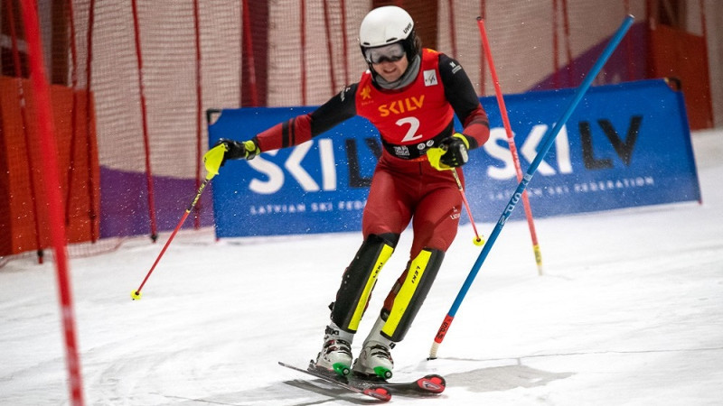 Otrajā dienā FIS slalomā Lietuvā Baltijas kausā kalnu slēpošanā uzvaras Latvijai, Lietuvai un Itālijai