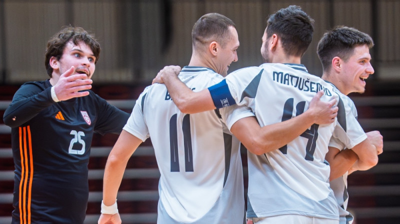 Latvijas telpu futbolisti pārbaudē pret Maltu iesit astoņus