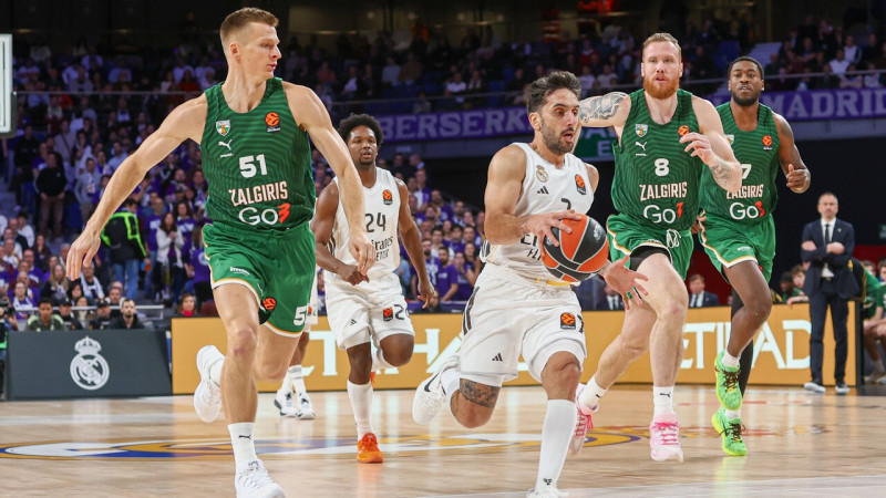 "Žalgirim" Madridē nepietiek ar 99 punktiem un Fransisko 33+11; Bertānam neliels laiks Atēnās