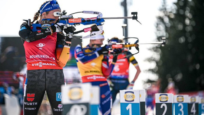 Vācija biatlonā atsakās no sestās kvotas sievietēm