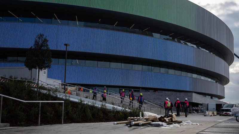 Finiša taisne tuvojas – kādi darbi vēl apdarāmi OS hokeja arēnā?
