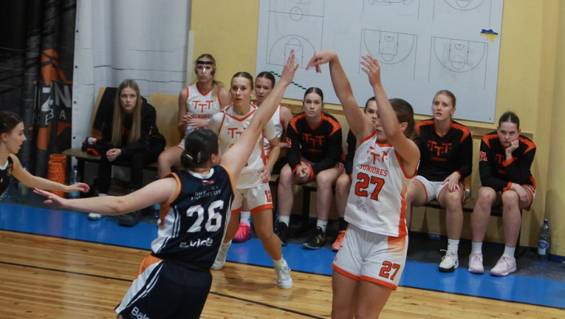 Poļinai Tupalo 16+16, "TTT juniores" lido pretī uzvarai WBBL pamatturnīrā