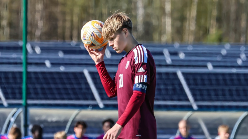 Latvijas U-17 Eiropas čempionāta kvalifikācijā pret Albāniju iesit pašā sākumā