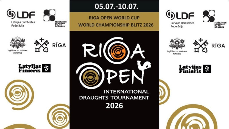 Svētdien Rīgā sāksies Pasaules kauss un pasaules čempionāts dambretē